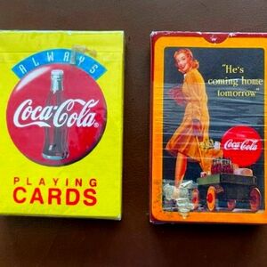Coca Cola playing card - 2 sets
